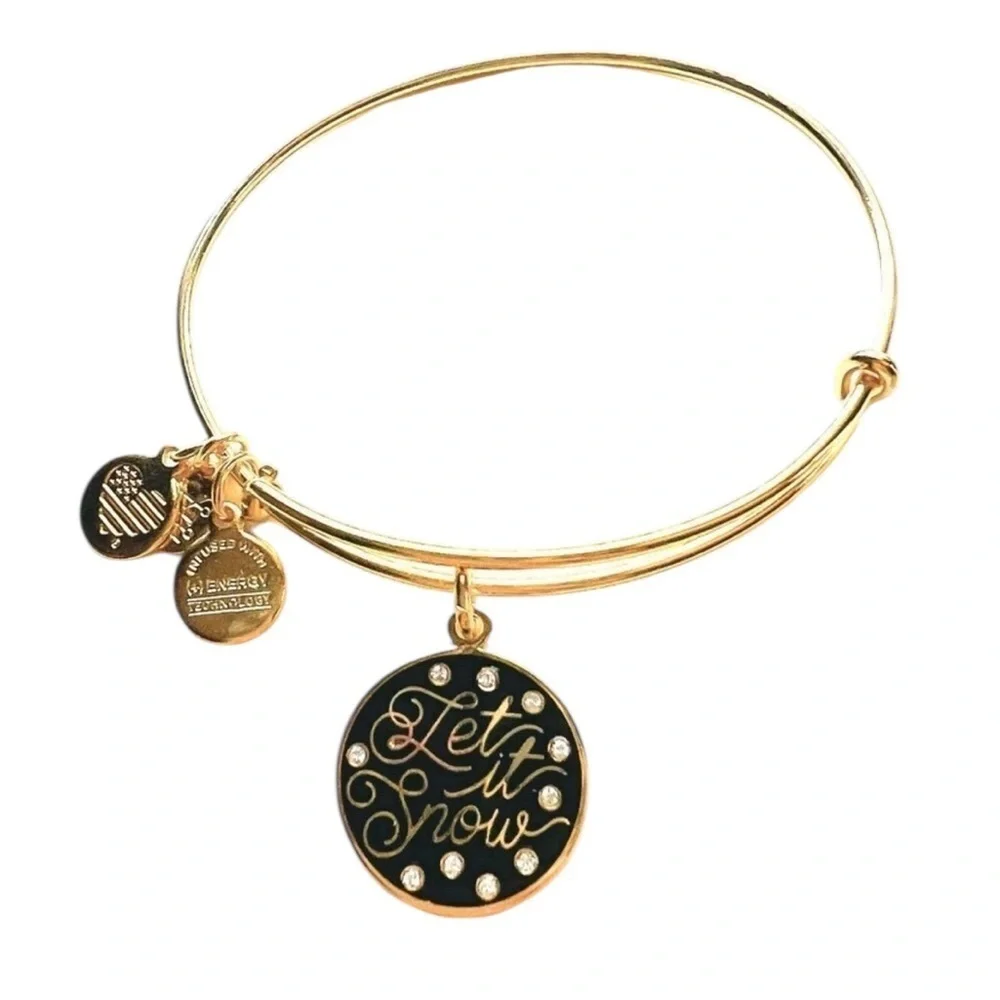 Alex and Ani Let it Snow Bangle Bracelet